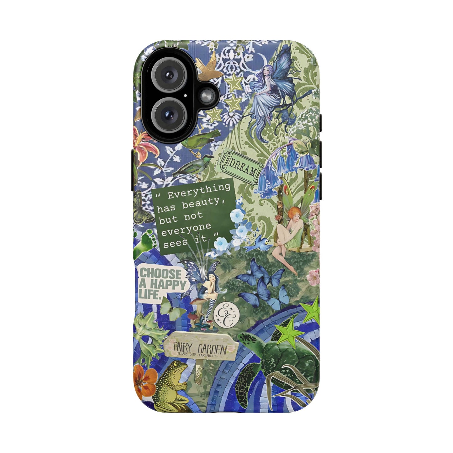 Fairy Garden Collage Tough Phone Case