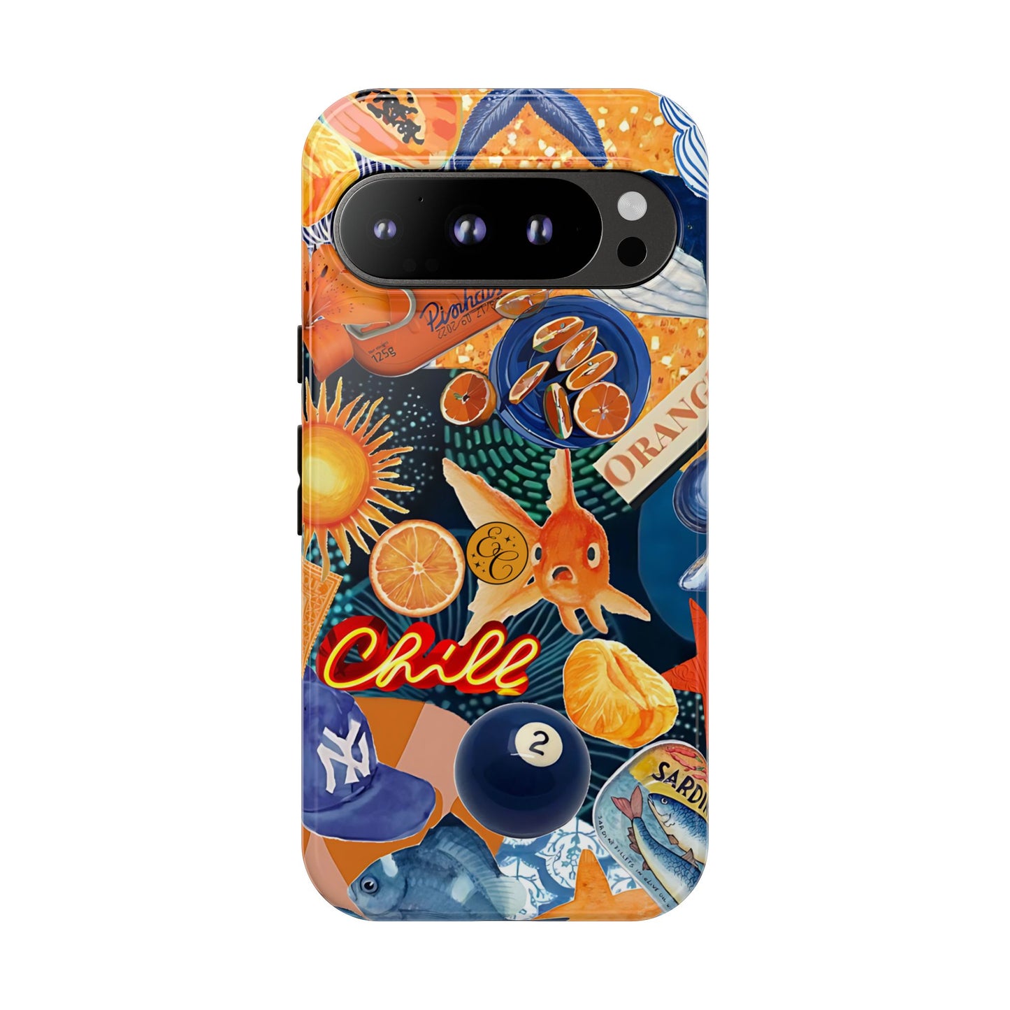 Nautical and Citrus Tough Phone Case