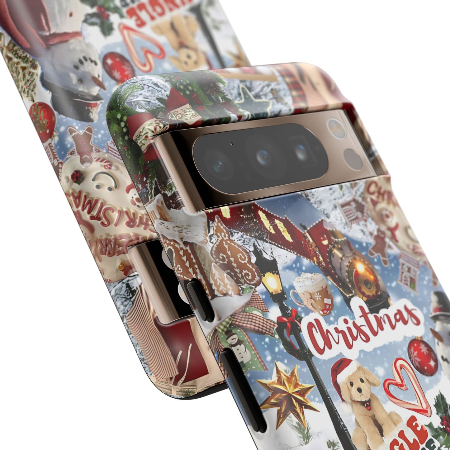 Christmas Holiday Collage Tough Phone Case