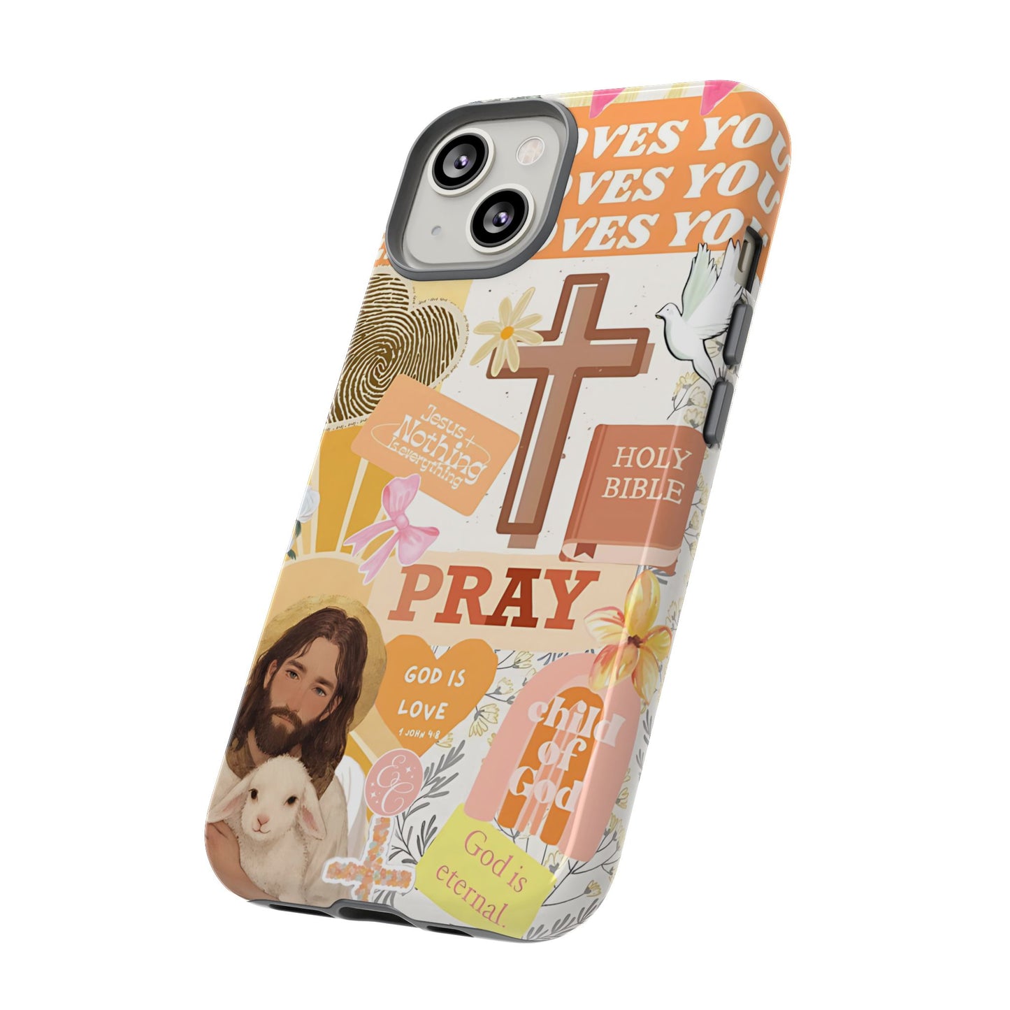 Christian Collage Tough Phone Case