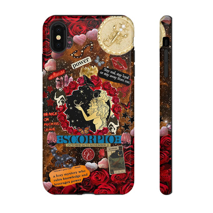 Scorpio Zodiac Star Sign Tough Phone Case