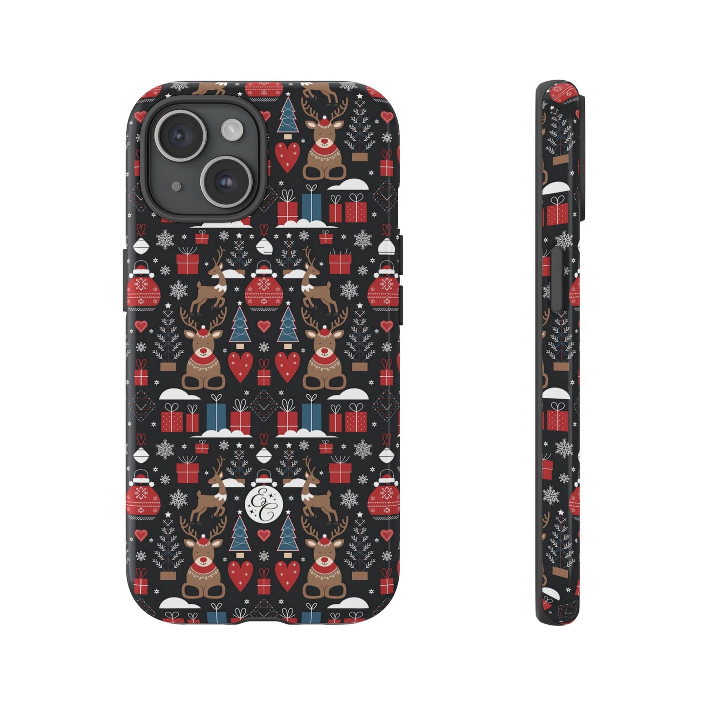 Christmas Holiday Pattern Tough Phone Case