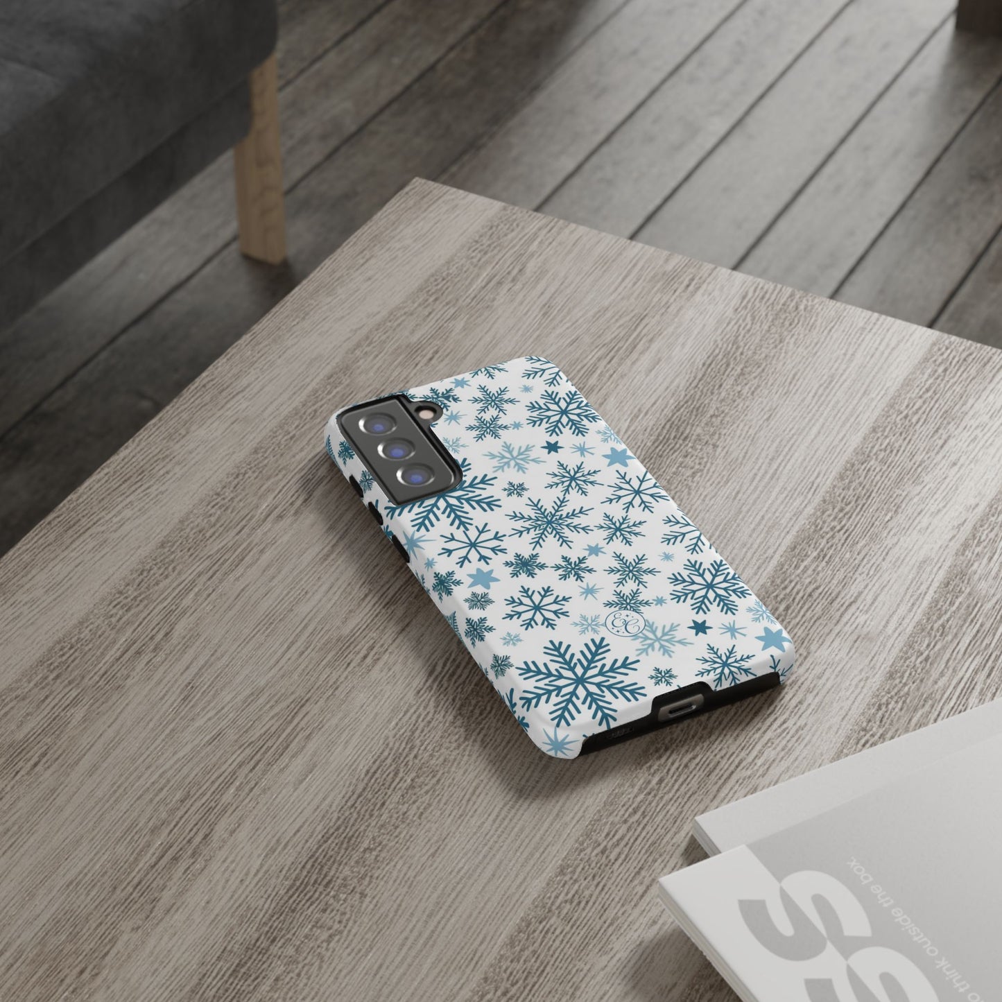 Winter Snowflakes Pattern Tough Phone Case