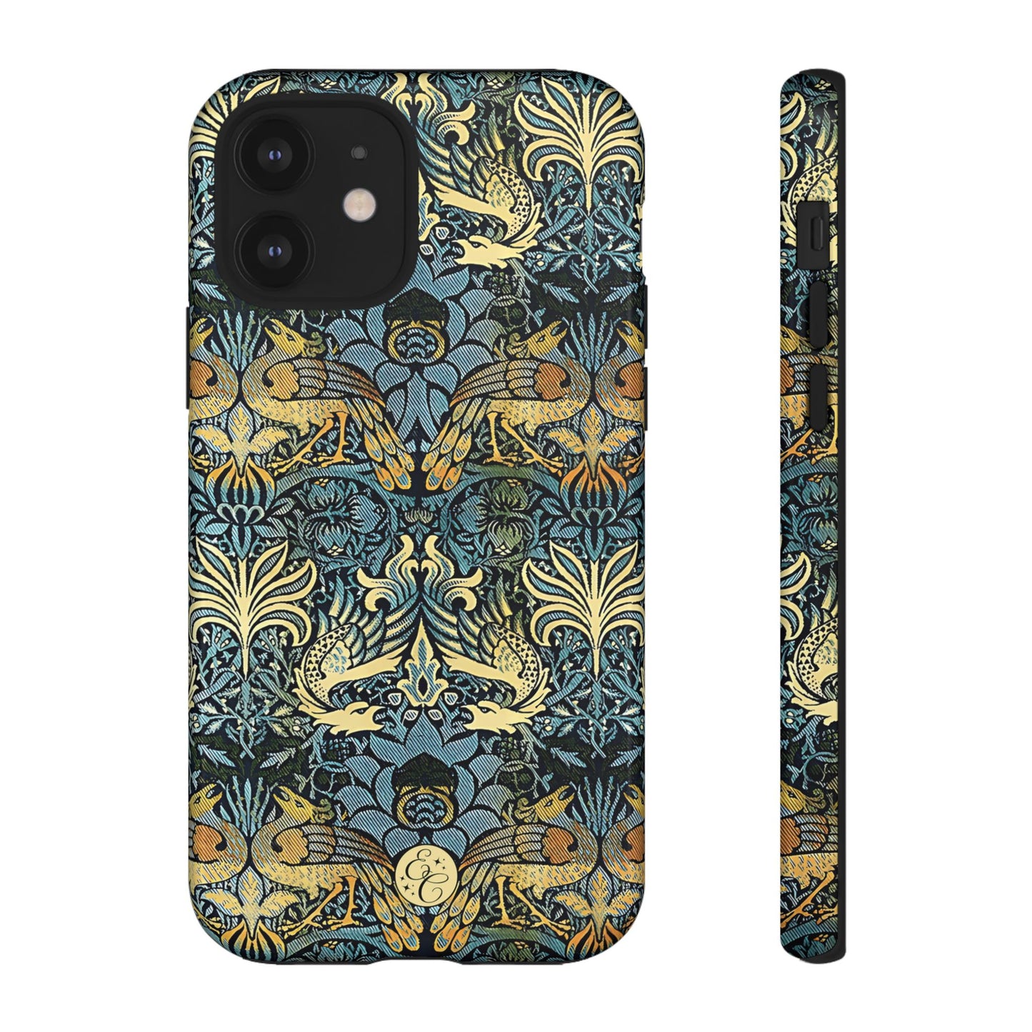 William Morris Peacock and Dragon Tough Phone Case