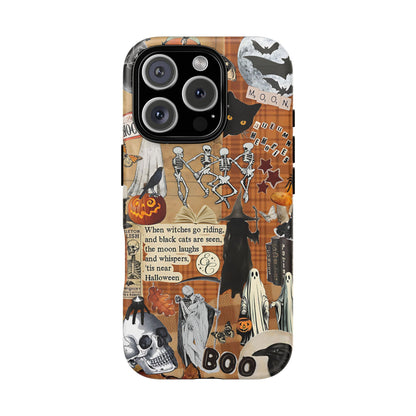 Halloween Spooky Collage Tough Phone Case