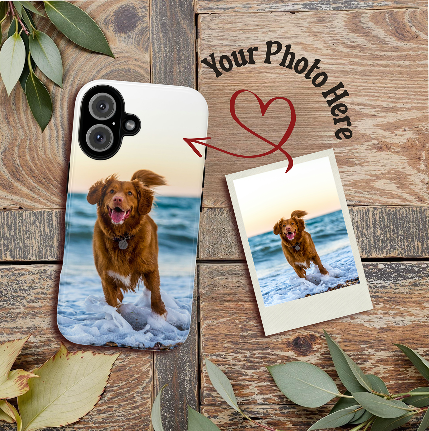 Personalized Picture Tough iPhone Case