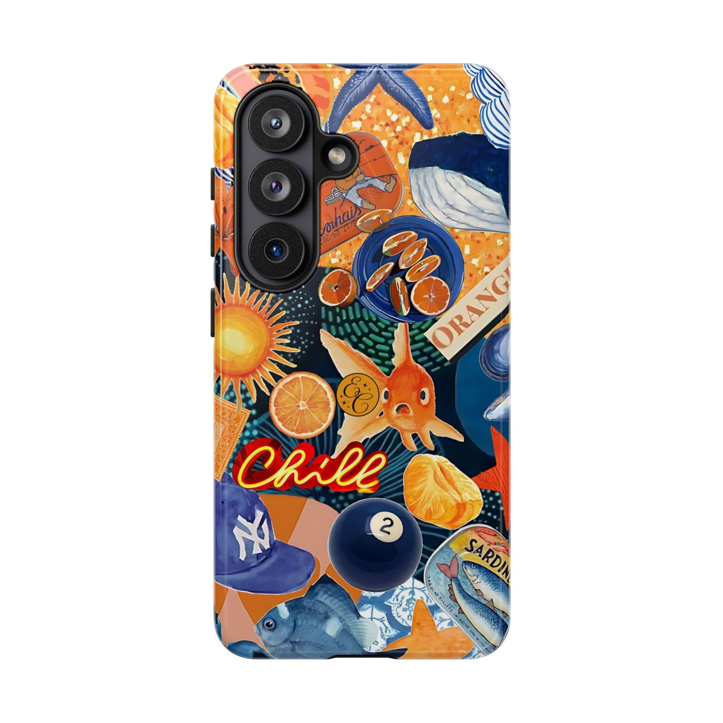 Nautical and Citrus Tough Phone Case