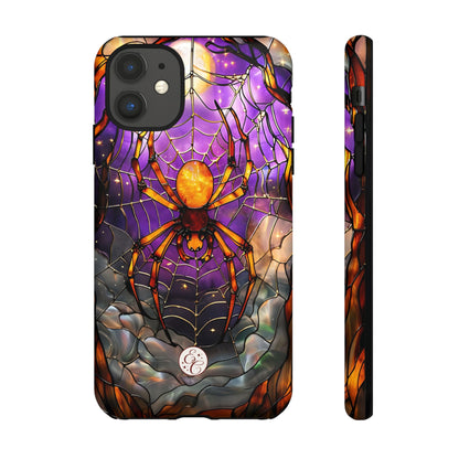 Stained Glass Spider Tough Phone Case