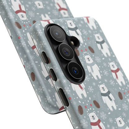 Cute Polar Bear Christmas Phone Case