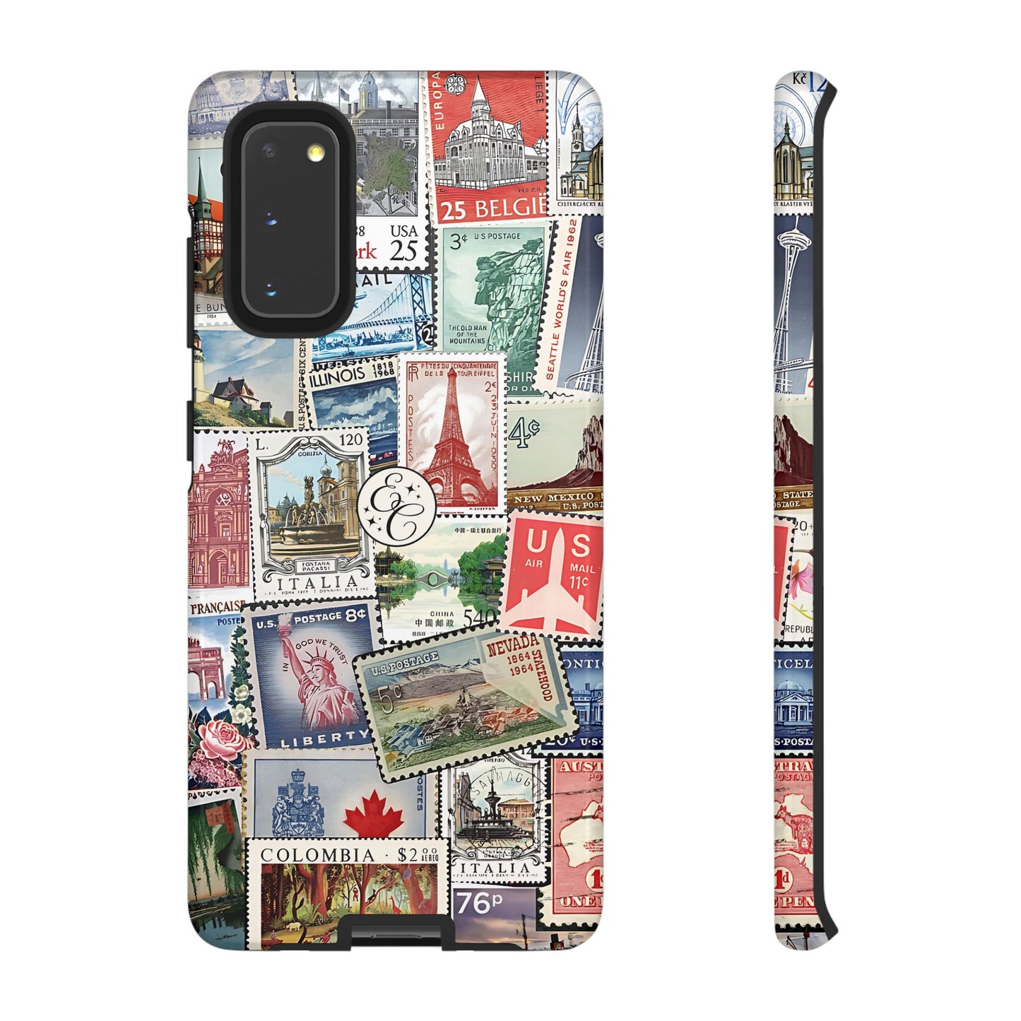 Vintage Stamp Collection Tough Phone Case