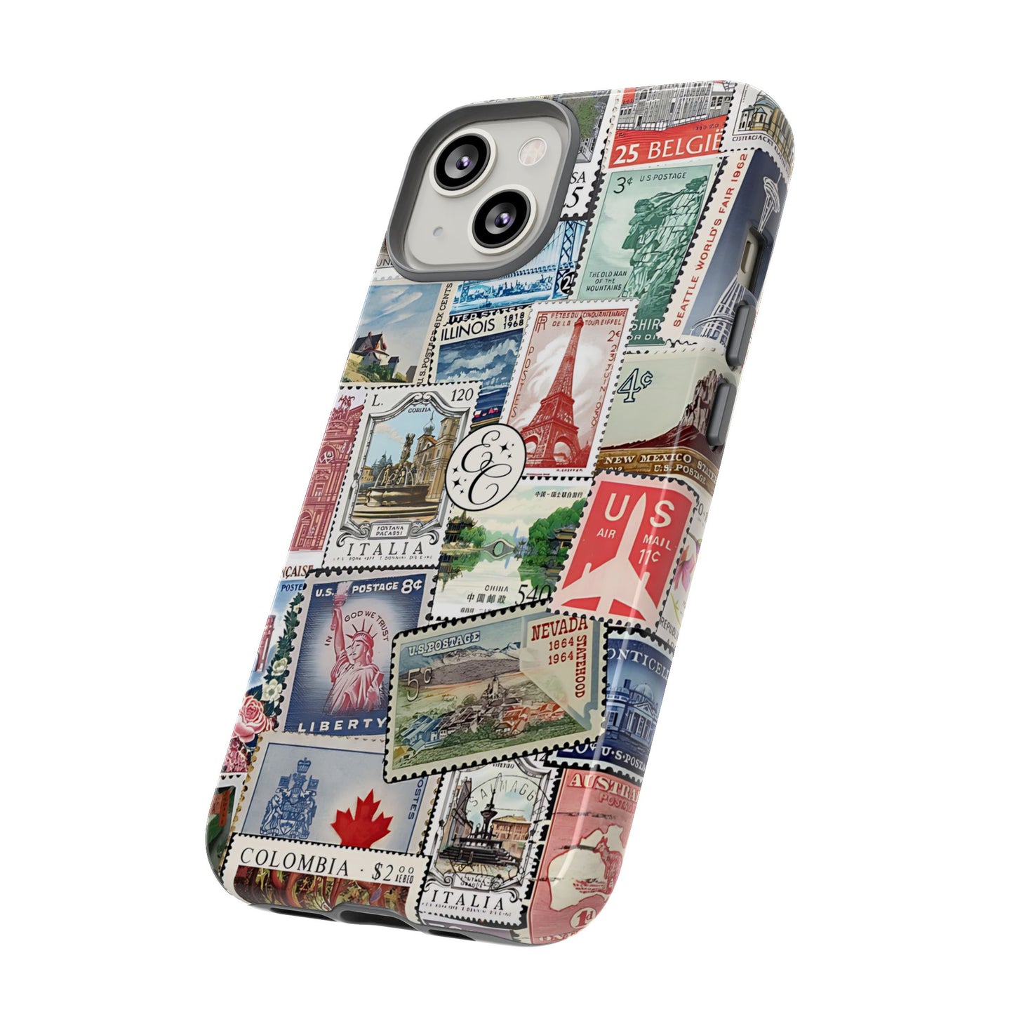 Vintage Stamp Collection Tough Phone Case