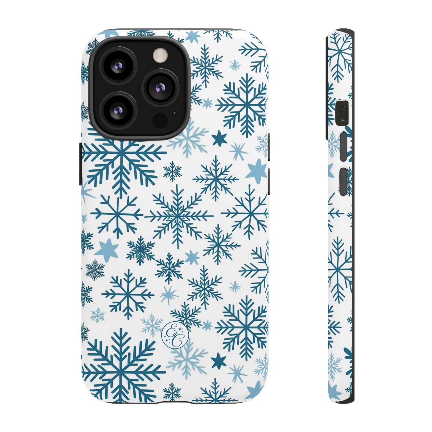 Winter Snowflakes Pattern Tough Phone Case