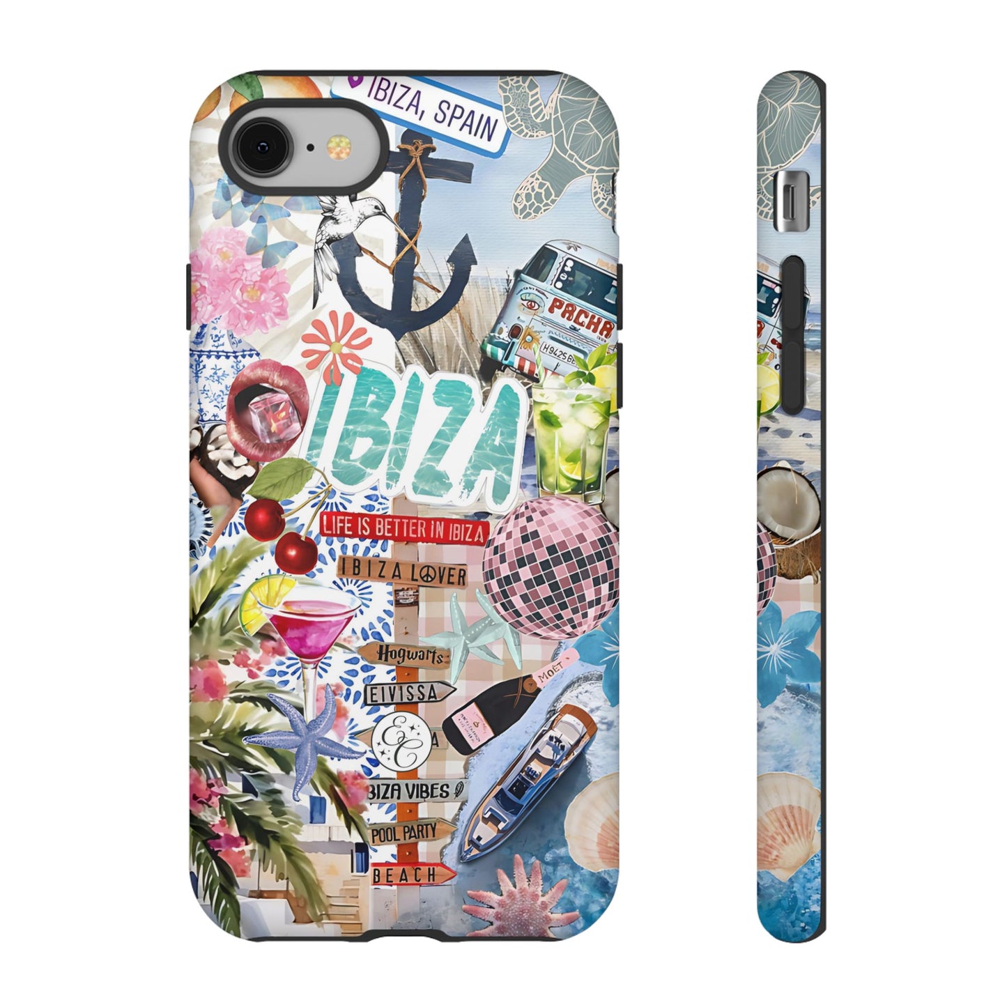 Ibiza Summer Vibes Collage Tough Phone Case