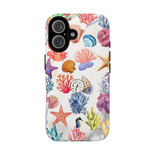 Coral & Sea Shells Tough Phone Case