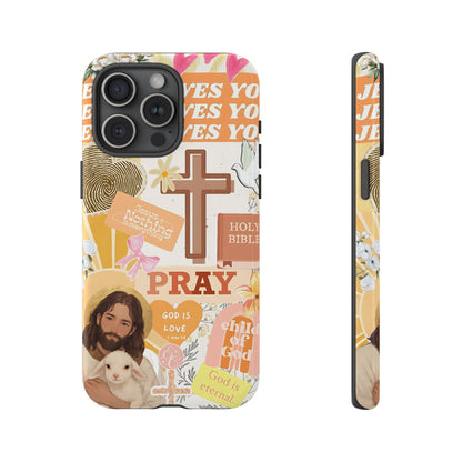 Christian Collage Tough Phone Case