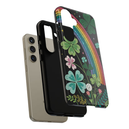 Rainbow & Shamrock Tough Phone Case