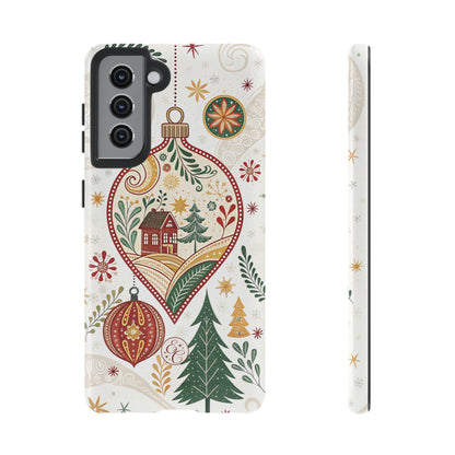 Cozy Christmas Ornament Tough Phone Case