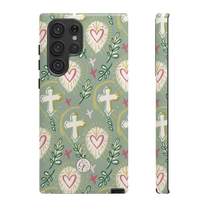 Christian Cross Boho Pattern Tough Phone Case