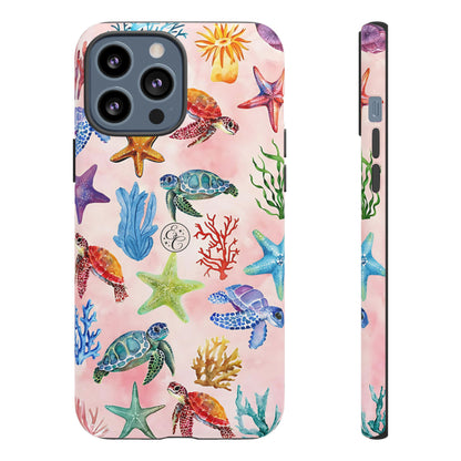 Colorful Marine Life Tough Phone Case