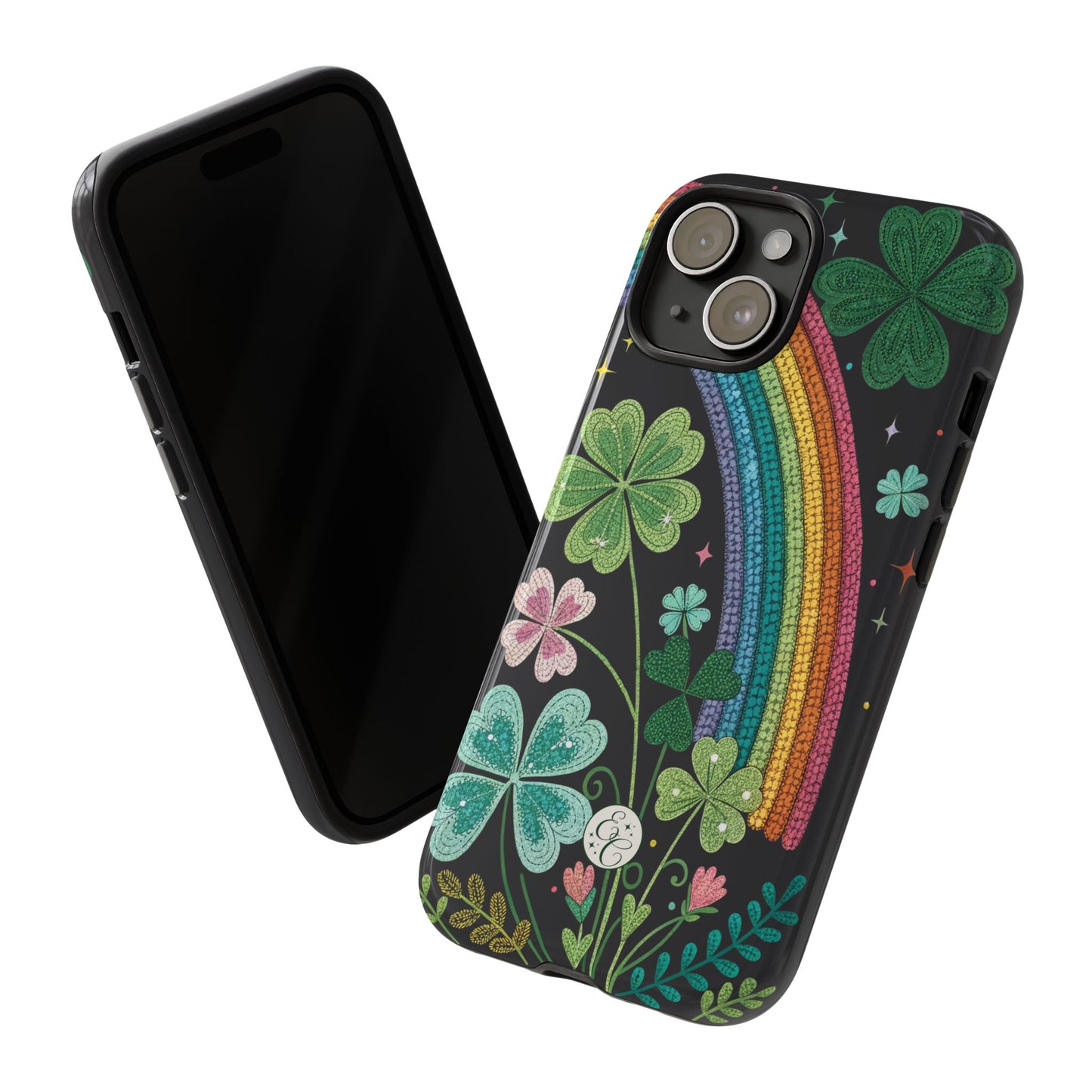Rainbow & Shamrock Tough Phone Case