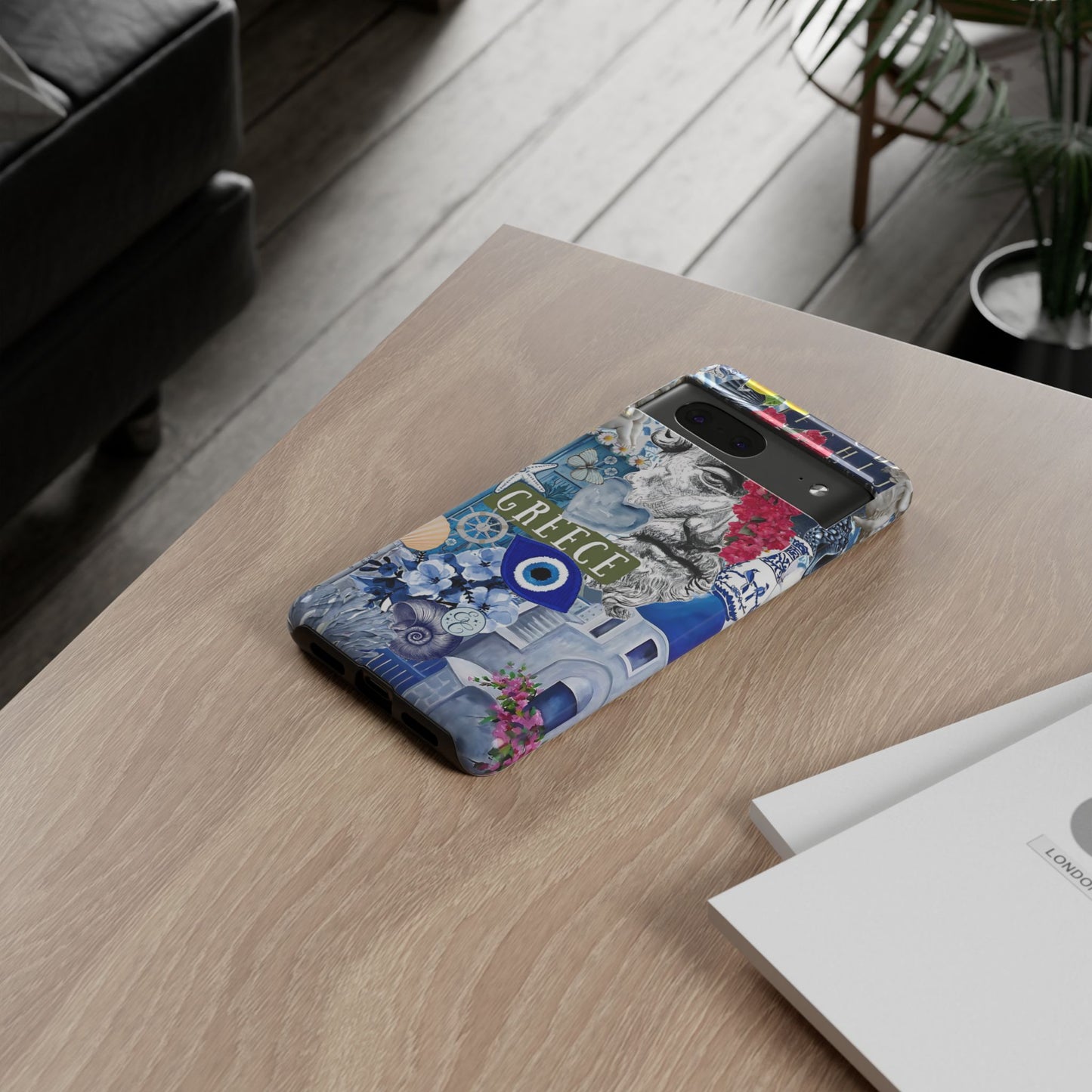 Greek Summer Collage Tough Phone Case