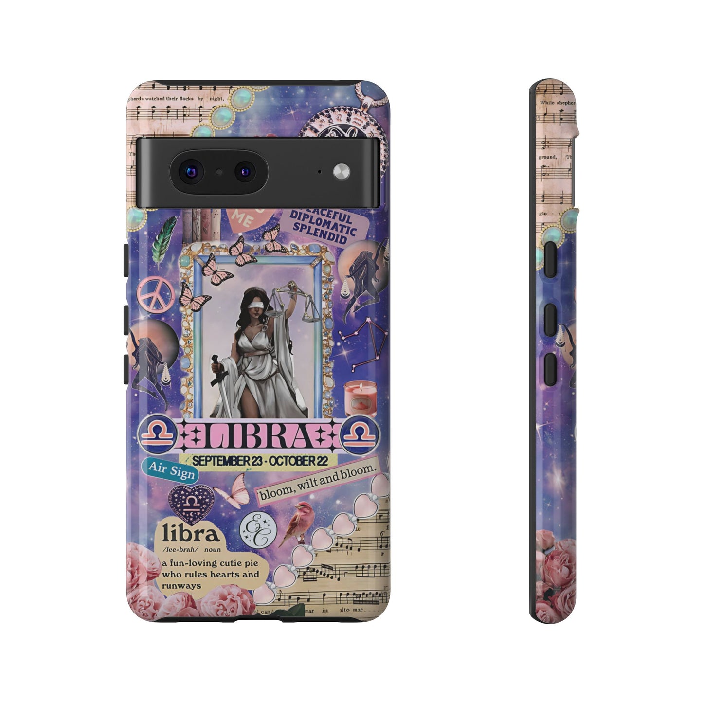 Libra Zodiac Star Sign Tough Phone Case