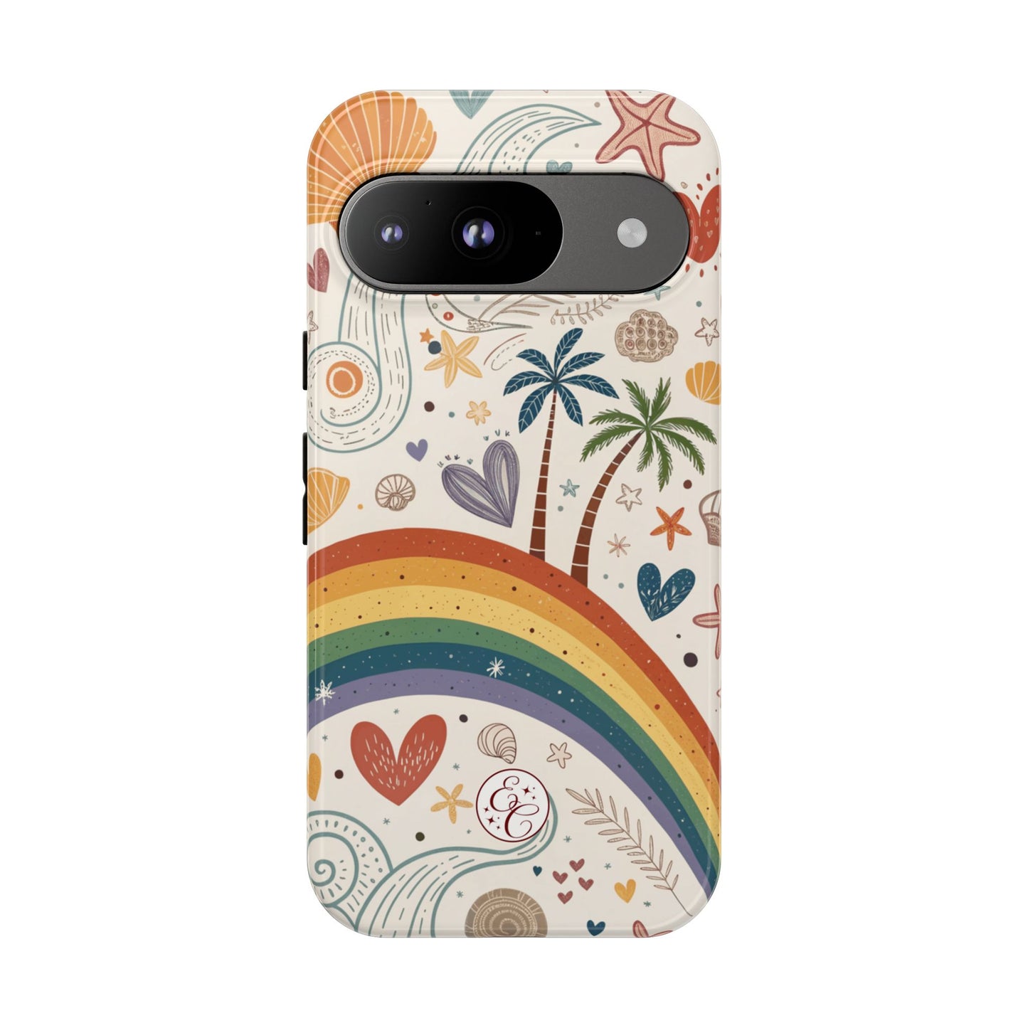 Rainbow Pride Boho Beach Tough Phone Case
