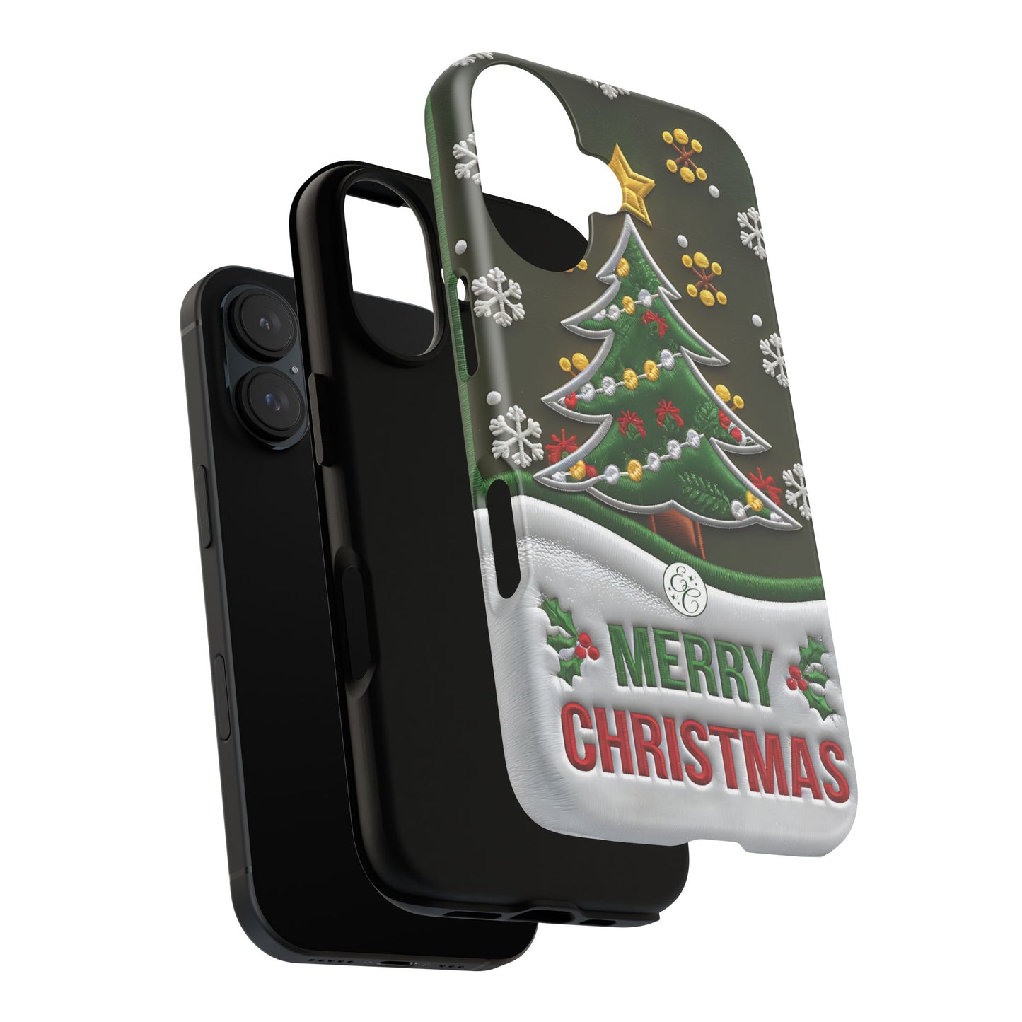 Merry Christmas Tree Tough Phone Case