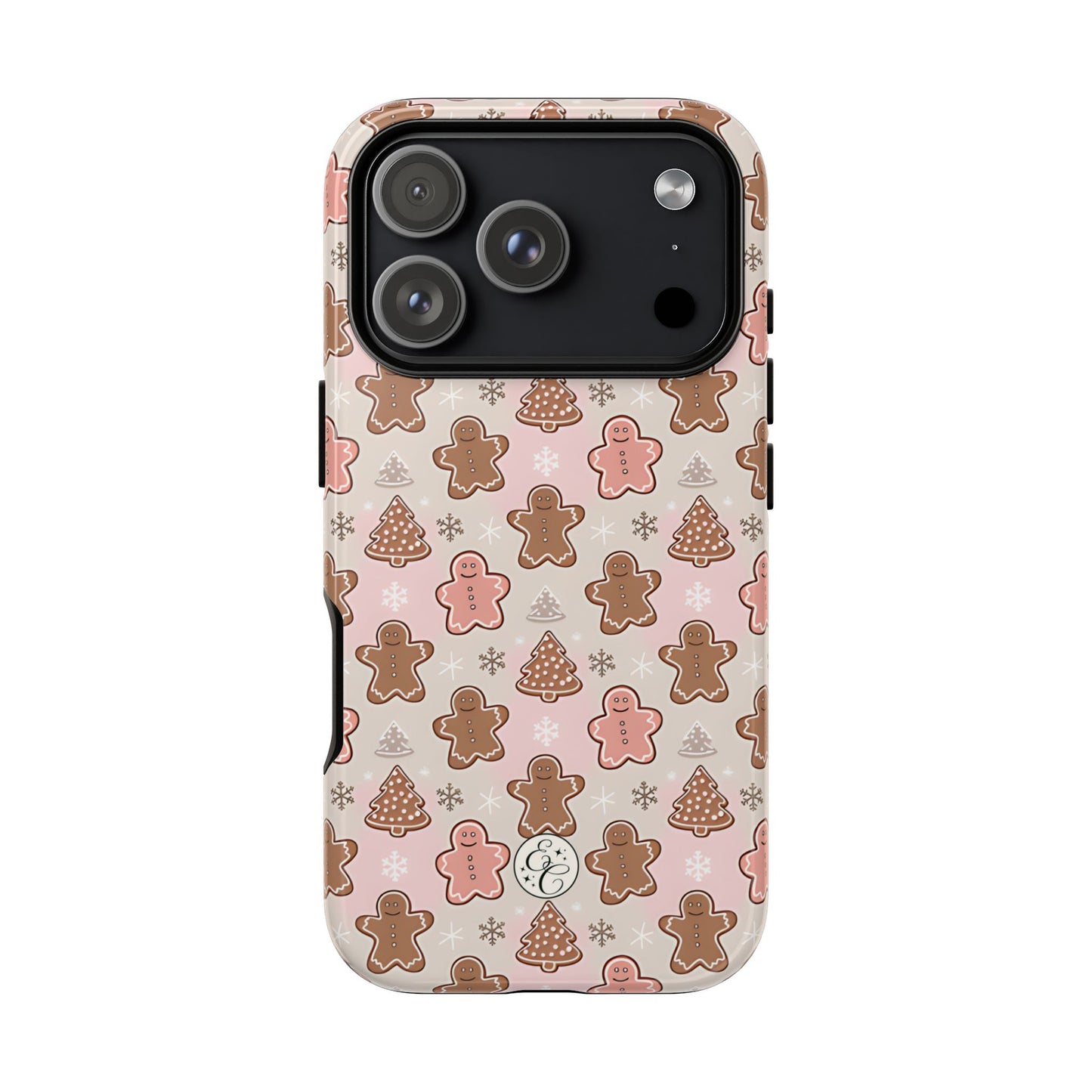 Gingerbread Men & Xmas Tree Pattern Tough Phone Case