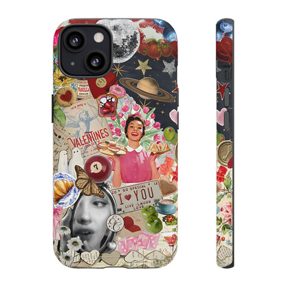 Retro Aesthetic Collage Art Tough Phone Case