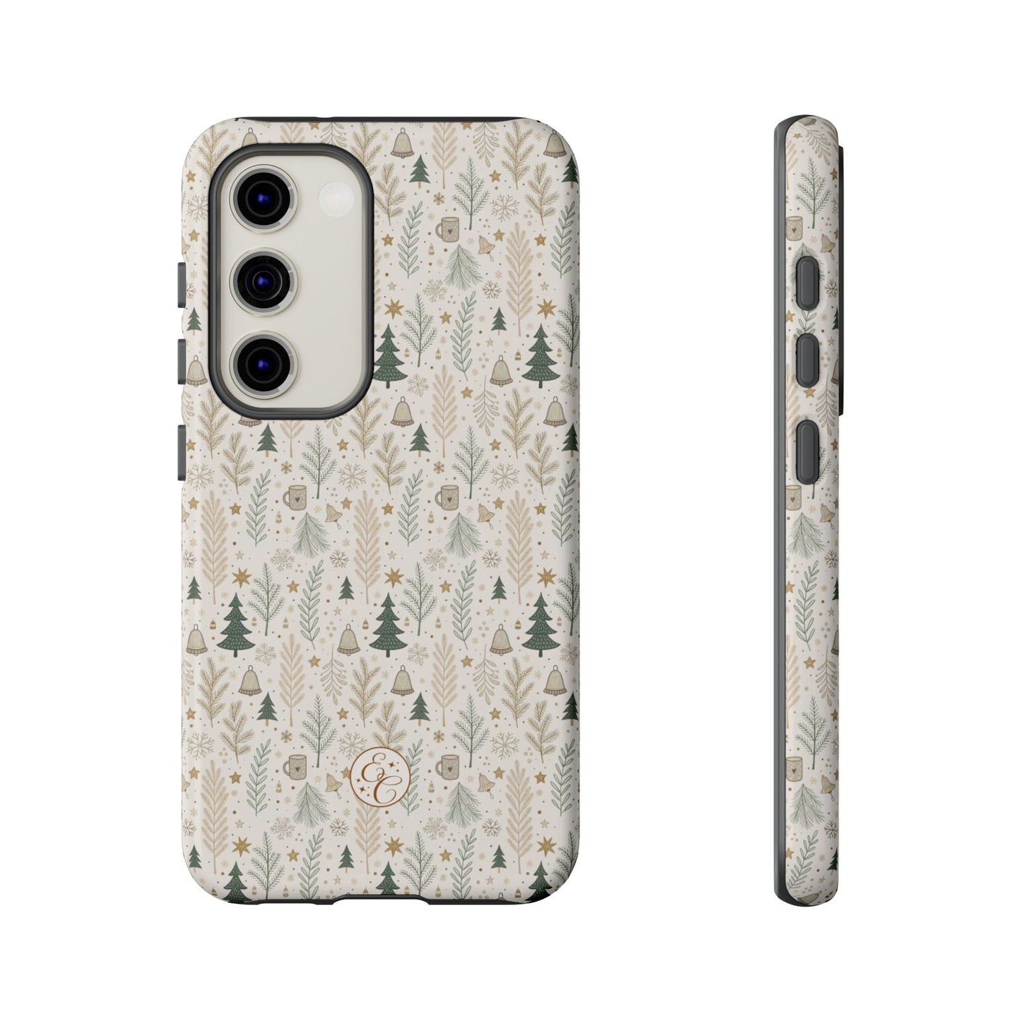 Boho Christmas Forest Tough Phone Case