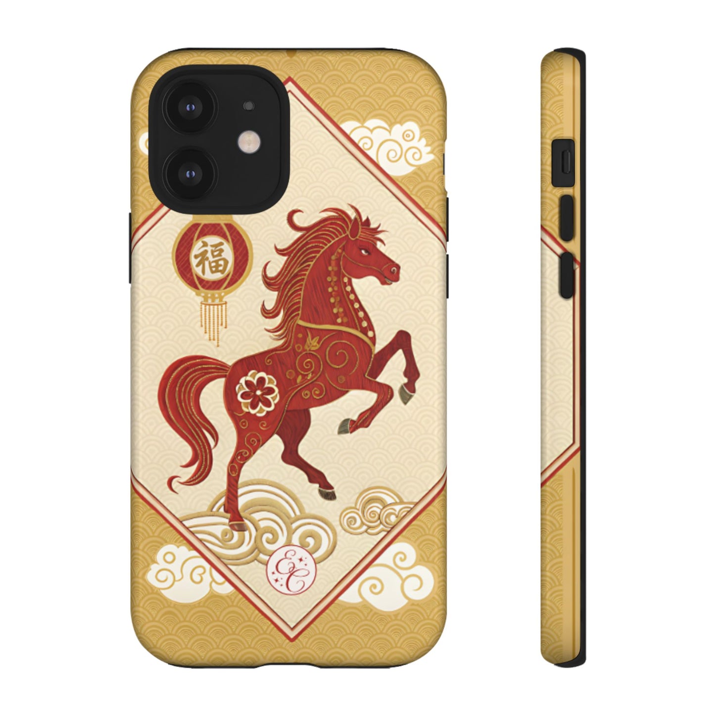 Chinese New Year Lucky Horse Tough Phone Case