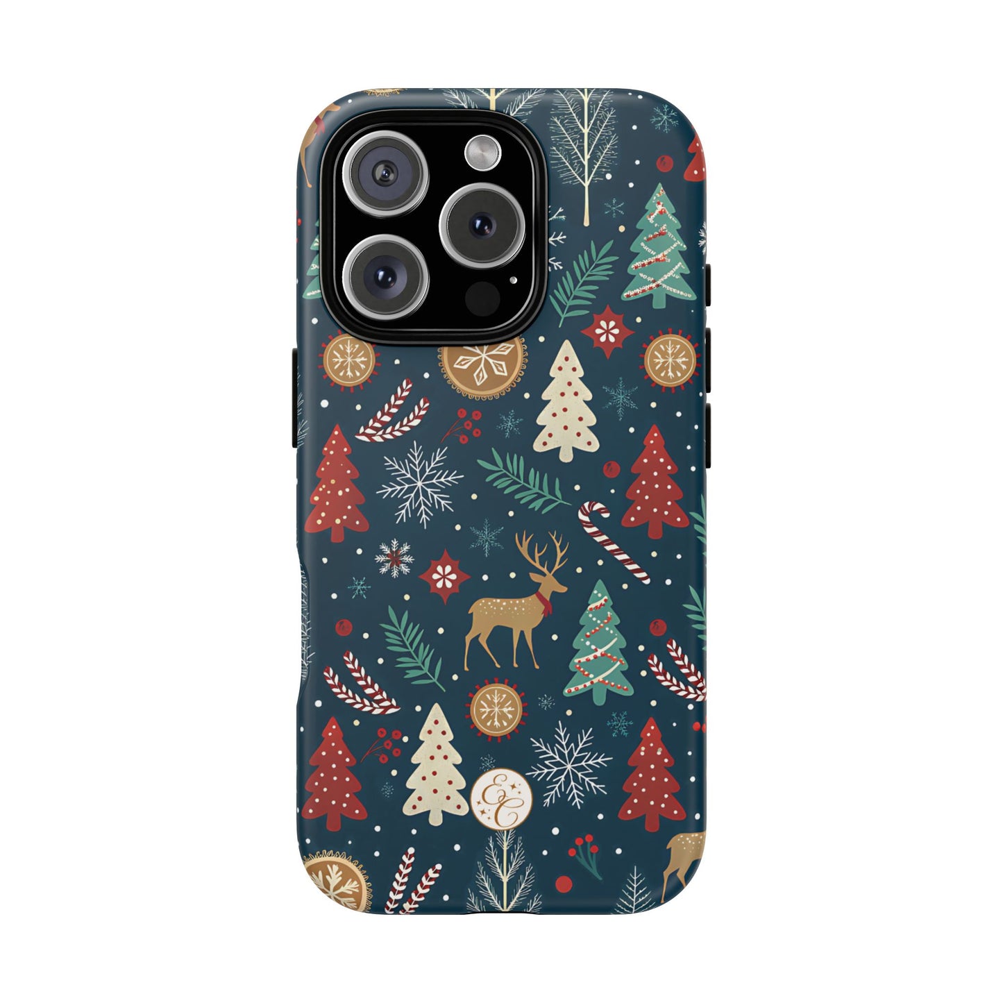 Christmas Holiday Pattern Tough Phone Case