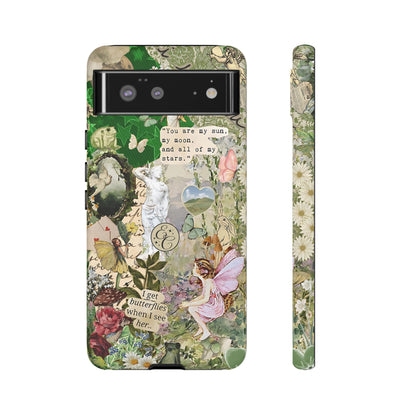 Vintage Botanical Collage Tough Phone Case