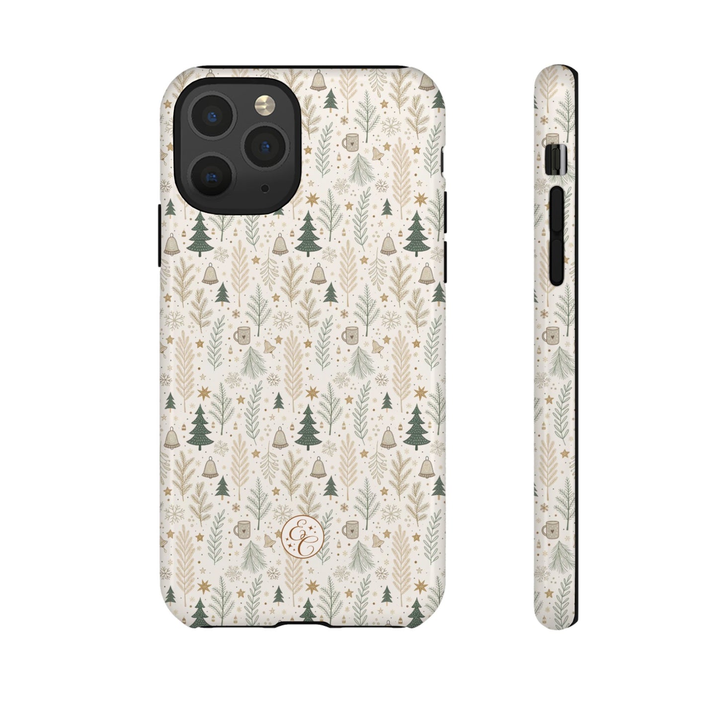 Boho Christmas Forest Tough Phone Case
