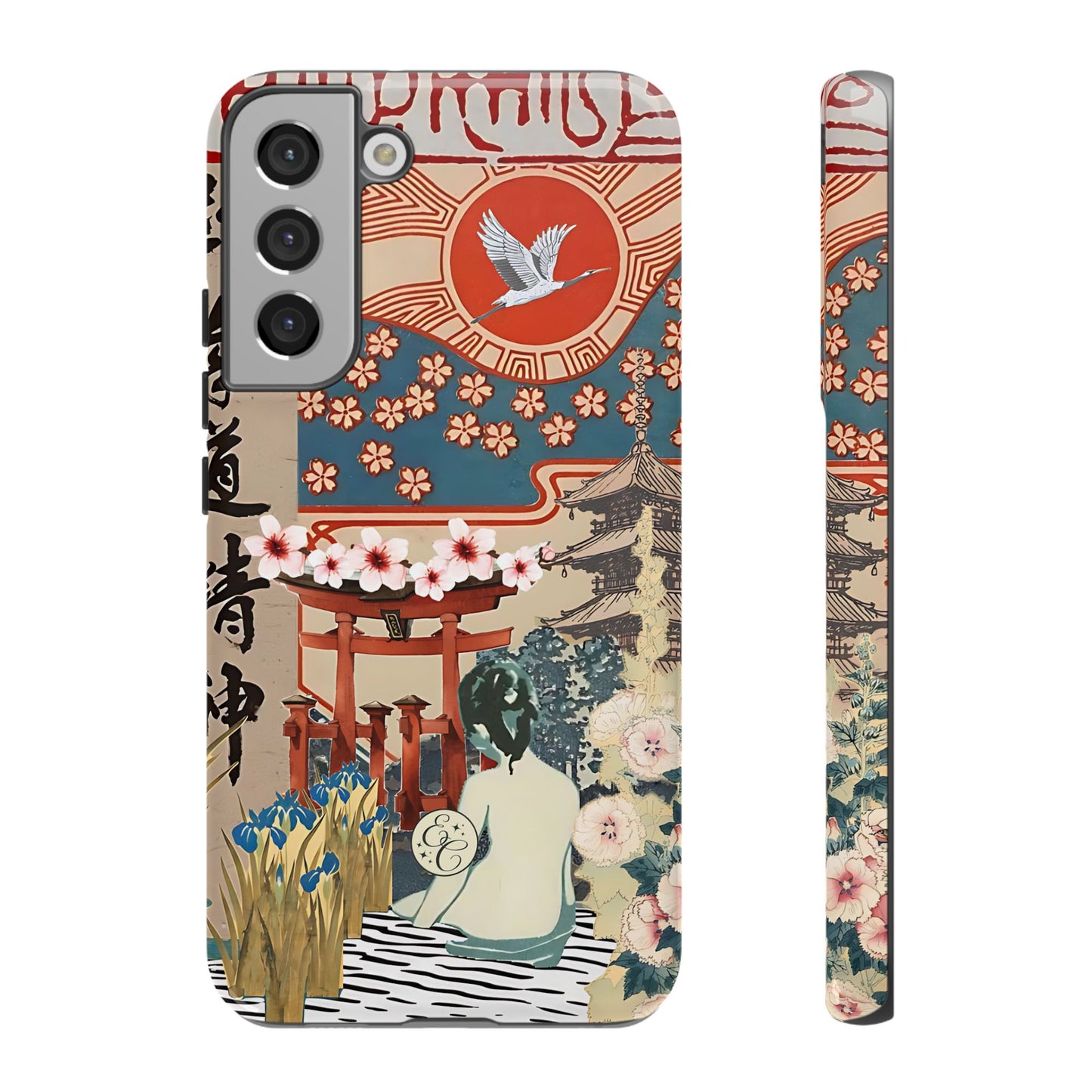 Japanese Style Art Tough Phone Case