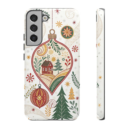 Cozy Christmas Ornament Tough Phone Case