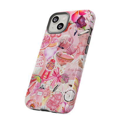 Pink Collage Tough Phone Case