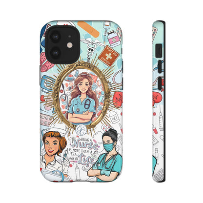 Nurse Art Tough Phone Case