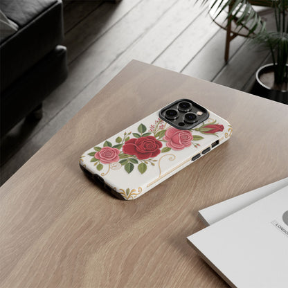 Elegant Rose Garden Tough Phone Case