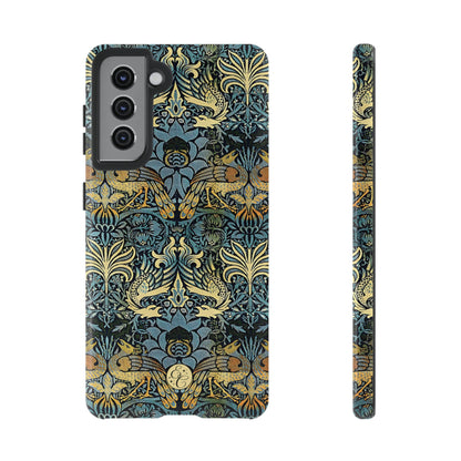 William Morris Peacock and Dragon Tough Phone Case