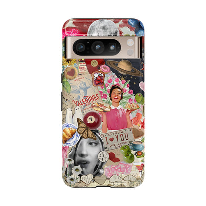 Retro Aesthetic Collage Art Tough Phone Case