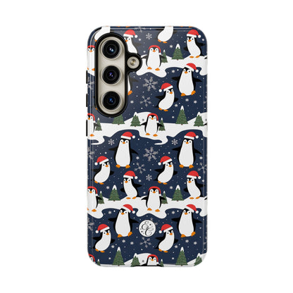 Cute Penguin Christmas Pattern Tough Phone Case