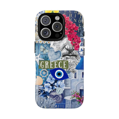 Greek Summer Collage Tough Phone Case