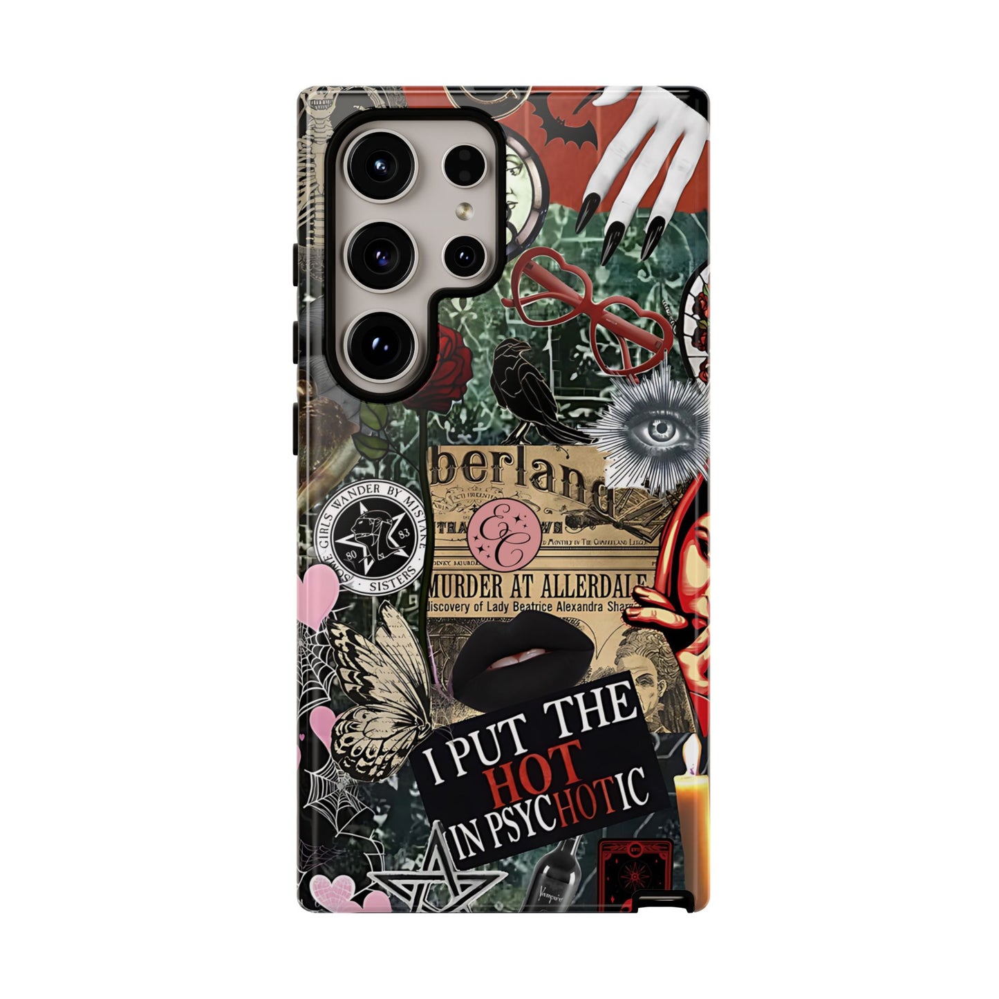 Gothic Collage Tough Phone Case