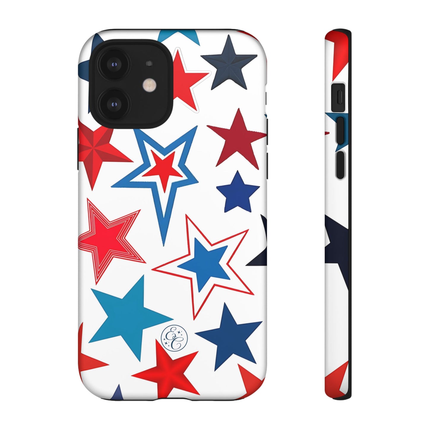 Patriotic Star Pattern Tough Phone Case