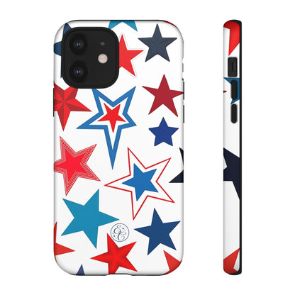 Patriotic Star Pattern Tough Phone Case