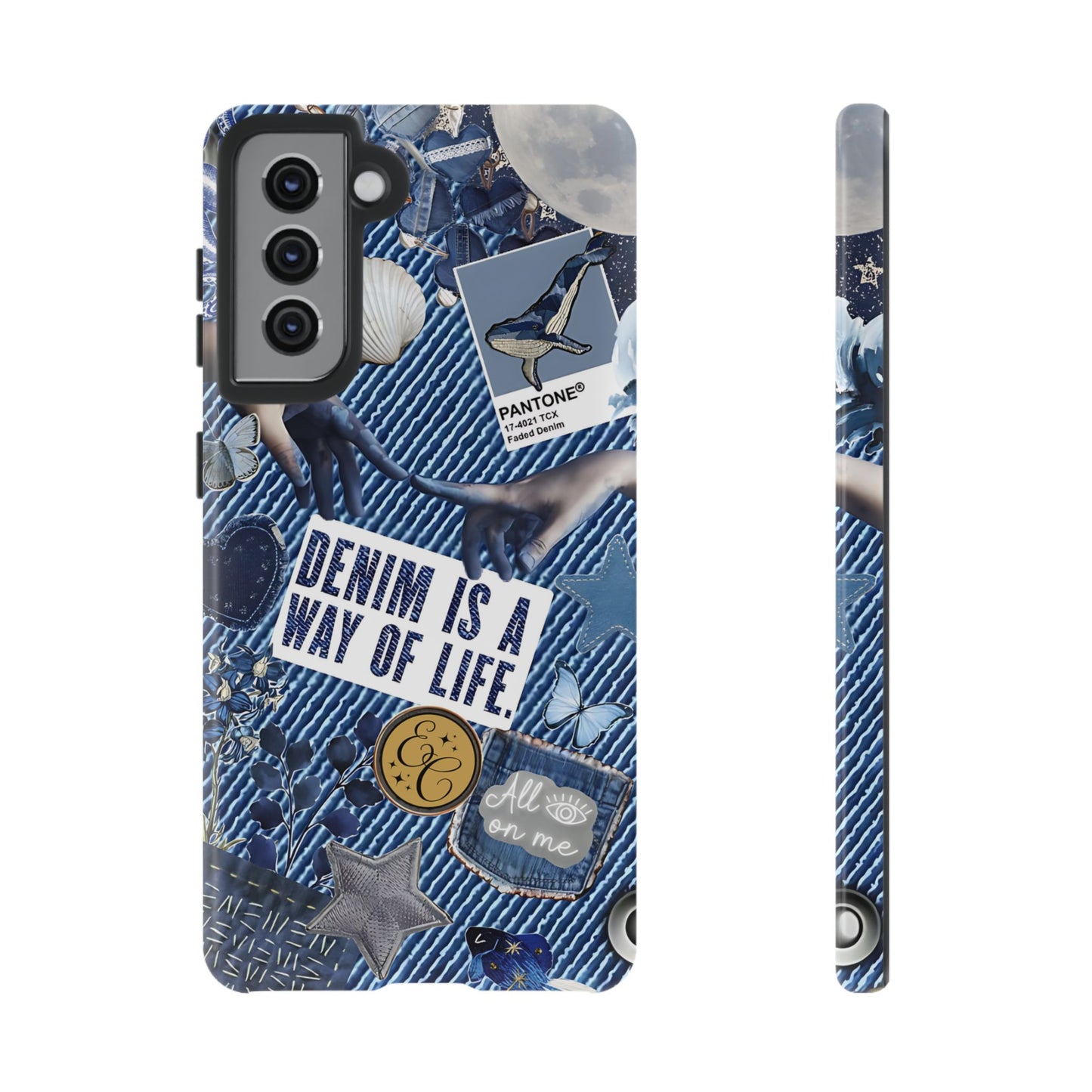 Denim Texture Tough Phone Case