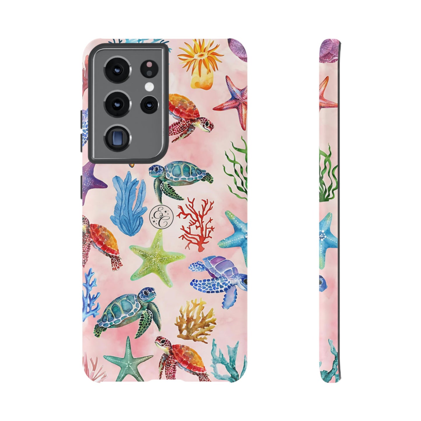 Colorful Marine Life Tough Phone Case