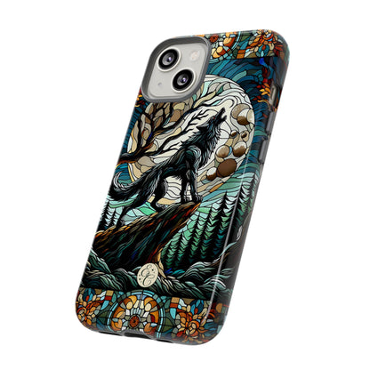 Howling Wolf Tough Phone Case